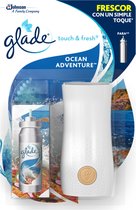 6x Glade Luchtverfrisser Touch & Fresh Houder Ocean Adventure 10 ml