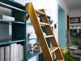 Houten bibliotheektrap |   nature eiken - 10 treden (190 cm)