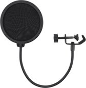 van Dam Exclusive® Geluid filter - Studio microfoon screen - Karaoke - Youtube - Podcast - Opname - Accessoire - Dubbel laags - Wind scherm - Filter