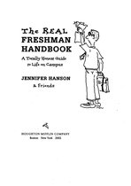 The Real Freshman Handbook