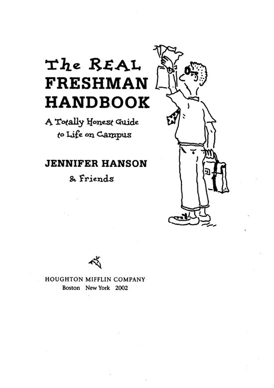 The Real Freshman Handbook - cover