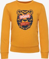 TwoDay kinder sweater met beer - Geel - Maat 122/128