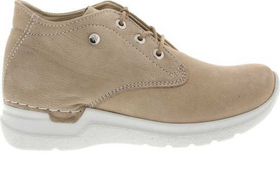 Wolky Veterschoenen Truth beige nubuck