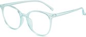 Blue Light Glasses - Blauw Licht Filter Bril Transparant  | Filtert Blauw Licht | Gaming Bril | Ideaal voor op Kantoor | Verminderd Vermoeidheid | Zonder Sterkte