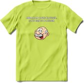 Abraham onze klusser T-Shirt | Grappig Abraham 50 Jaar Verjaardag Kleding Cadeau | Dames – Heren - Groen - M