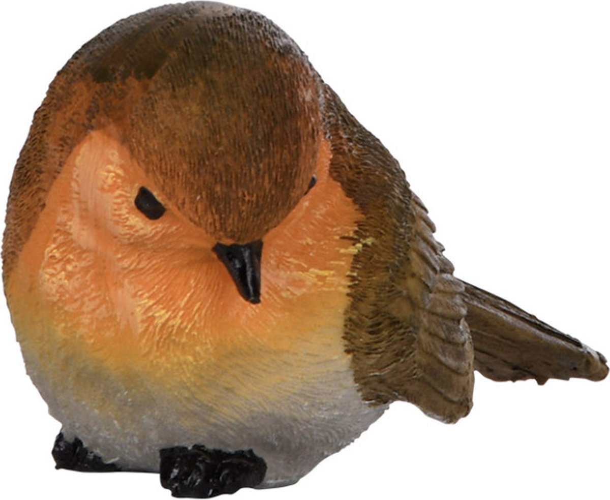 Déco Jardin ou maison oiseaux set de 2 x figurines rouges-gorges 11 cm ...