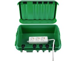 Dribox waterdichte kabelverdeelbox voor buiten - IP55 - 28,5 x 15 x 11 cm - Groen