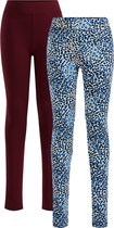 WE Fashion Meisjes legging, 2-pack