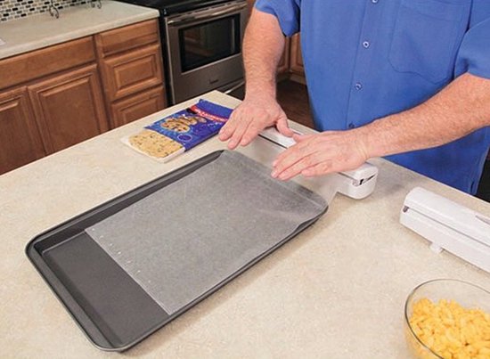 Cling Film Dispenser - Wall Mount Keuken Aluminiumfolie Opslag Organisatie Met Cutter En Tissue Hanger, Nieuwe Keuken Wrap Cutter Opslag Snijdoos Bakpapier Tin Folie Dubbellaags Wrap Divider