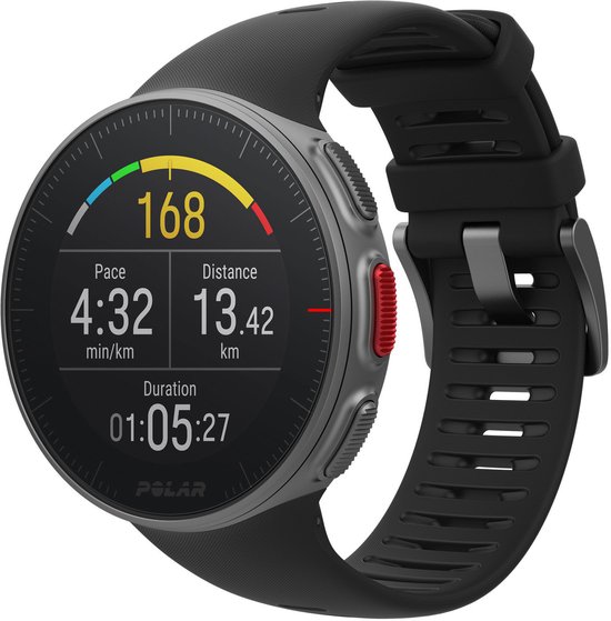Polar Vantage V - GPS - Multisporthorloge - 46 mm - Zwart