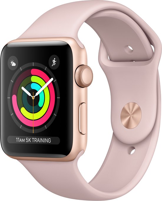 家具 Apple Watch 3  42mm Apple Watch Series 3 - Smartwatch - 42mm - Roze | bol