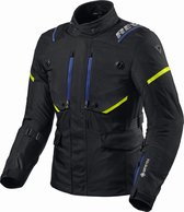 REV'IT! Jacket Vertical GTX Black 2XL - Maat - Jas