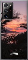 6F hoesje - geschikt voor Samsung Galaxy Note 20 Ultra -  Transparant TPU Case - Pretty Sunset #ffffff