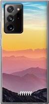 6F hoesje - geschikt voor Samsung Galaxy Note 20 Ultra -  Transparant TPU Case - Golden Hour #ffffff