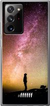 6F hoesje - geschikt voor Samsung Galaxy Note 20 Ultra -  Transparant TPU Case - Watching the Stars #ffffff