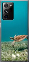 6F hoesje - geschikt voor Samsung Galaxy Note 20 Ultra -  Transparant TPU Case - Turtle #ffffff