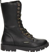 Vingino Eva Xhi veterboots zwart Leer - Dames - Maat 39