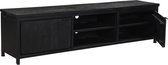 Cod collection 2 door black tv unit 210x40x52-cmtv001blc