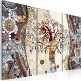 Schilderij - Mosaic Tree.