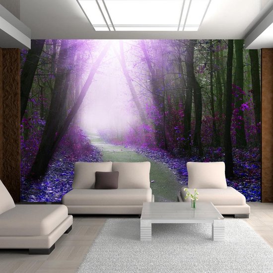 Zelfklevend fotobehang - Purple path.
