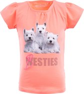 Stones And Bones Meisjes Tshirt Florene Besties Salmon