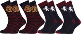 4x Hoge sokken voor heren GRIFFOENDOR - Harry Potter / 43-46