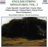 Royal Ballet Sinfonia - English String Miniatures 3 (CD)