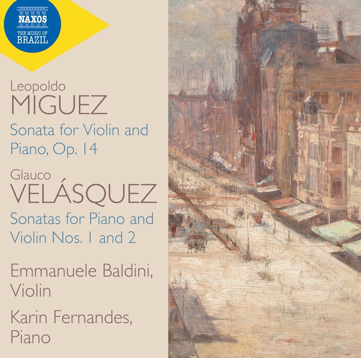 Emmanuele Baldini, Karin Fernandes - Sonatas For Violin And Piano (CD)