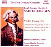 Saint-Georges:Violin Concertos