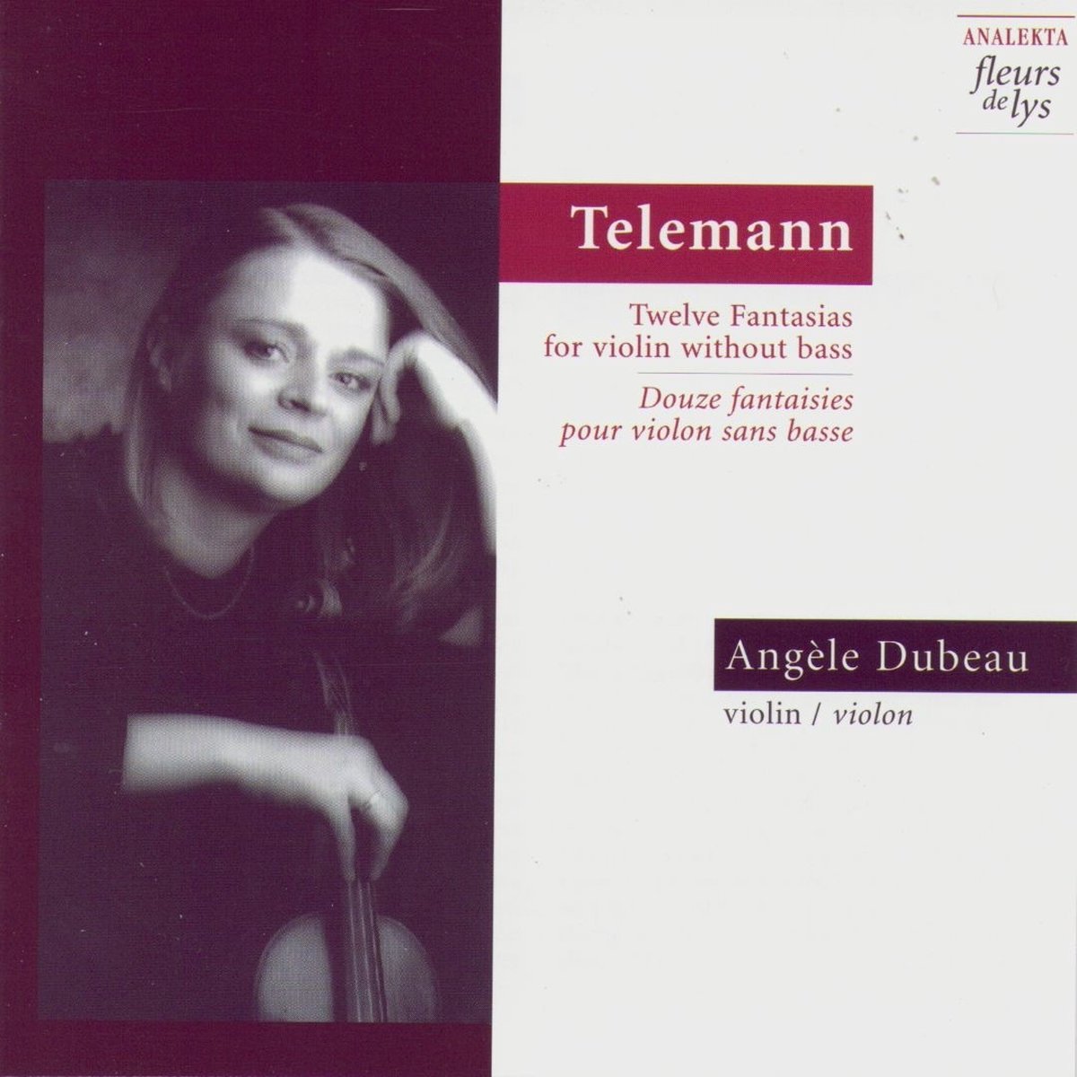 Angèle Dubeau - Telemann: Douze Fantaisies Pour Violon (CD)