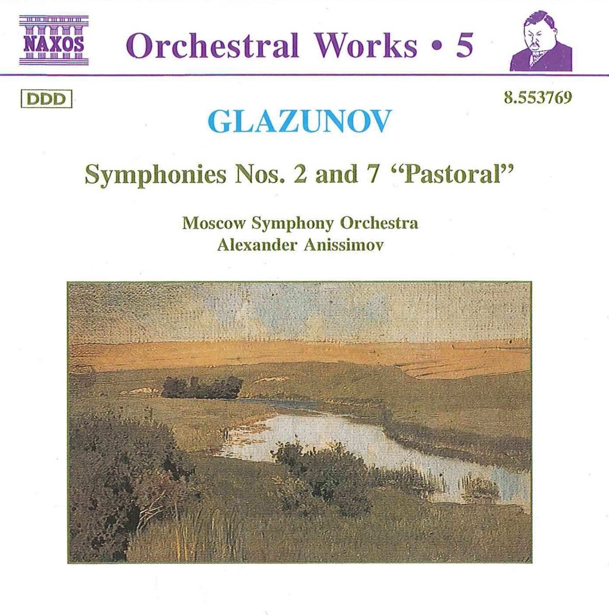 Moscow Symphony Orchestra - Glazunov: Symphonies Nos. 2 & 7 (CD)