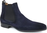 Giorgio - Amalfi Notte Boot Navy - Schoenmaat 44cm - Suede,Leer Heren Veterschoenen