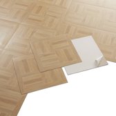 GENERIQUE - PVC-vloeren - Zelfklevende tegels - Licht houten vloereffect - Beige - 2,04m²/22 tegels