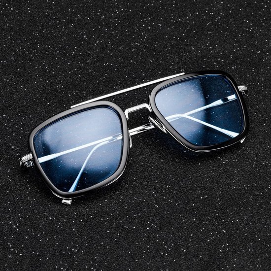 WiseGoods Luxe Zonnebril Tony Stark Bekend Van Iron Man - Retro - Zonnebrillen - Zomer - Bril - Brillen - Kleding Accessoires — afbeelding 2