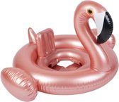 Opblaasbaar wiel met zitje voor kinderen Flamingo