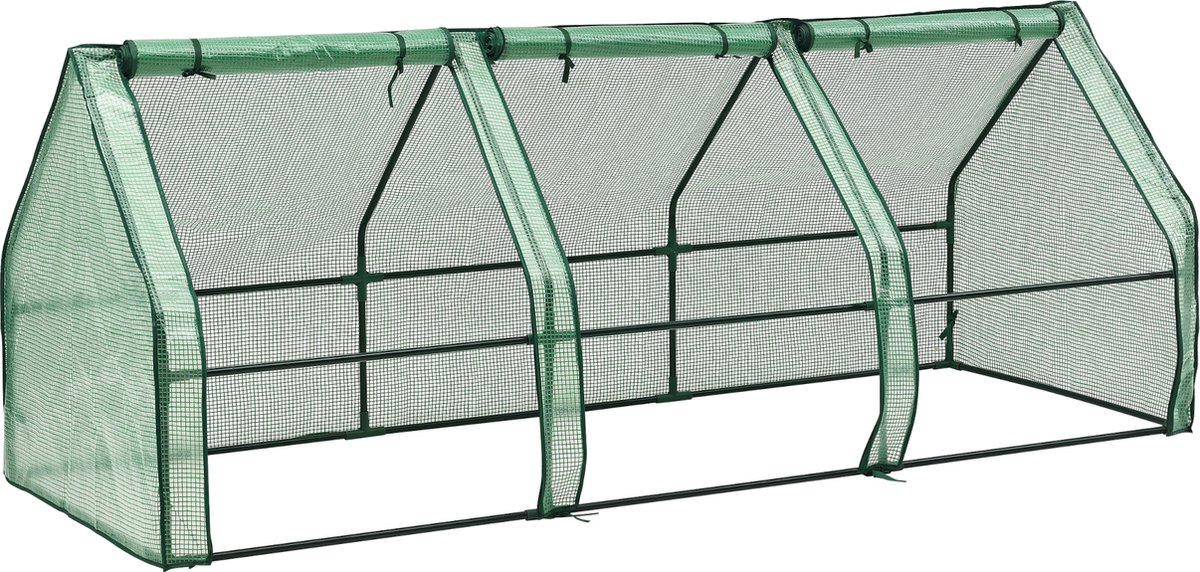 Tuinkas Höflein kweekkas 240x90x90 cm groen