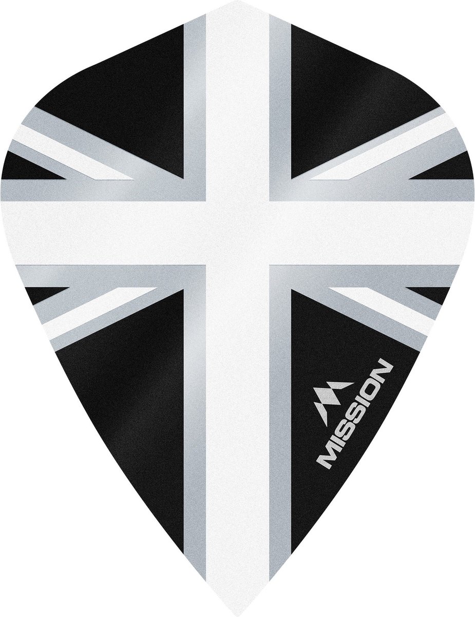 Mission Alliance 100 Black & White Kite - Dart Flights