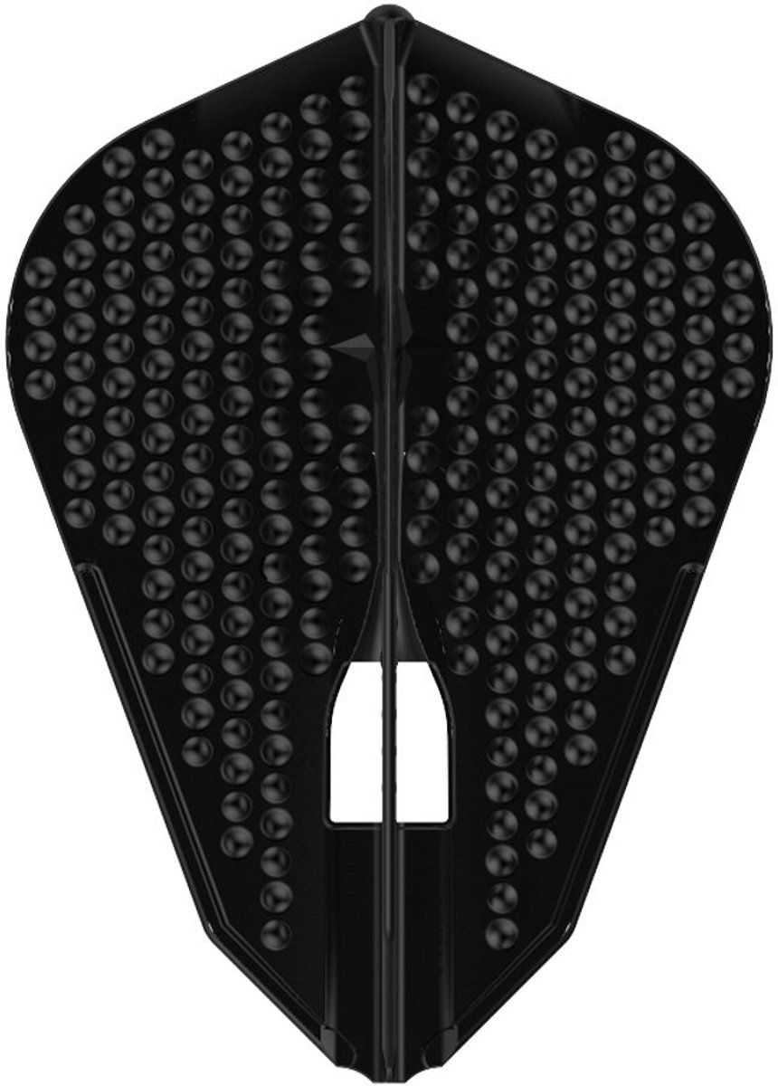 L-Style Champagne L9D Dimple Fantail Black - Dart Flights