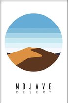Walljar - Mojave Dessert United States III - Muurdecoratie - Poster