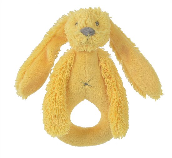 Happy Horse Konijn Richie Rammelaar - Geel - Baby cadeau van Happy Horse — afbeelding 2