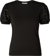 IVY BEAU Tanya T-shirt - Black - maat 42