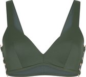 LingaDore - Solid Army Bikini Top - maat 44B - Groen