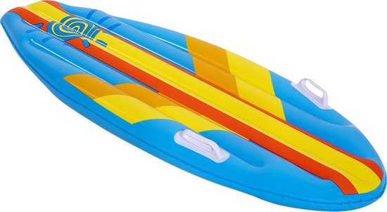 Opblaas mini surfboard 114 cm | blauw - Bestway
