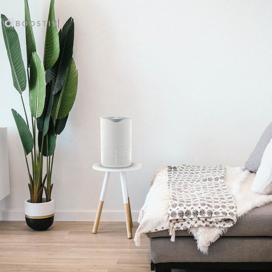 Luchtreiniger - Air Purifier - Mini Luchtreiniger met Ionisator / Actieve Koolstof - Vervangbaar HEPA Filter - UV lamp