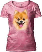 Ladies T-shirt Happy Pomeranian L