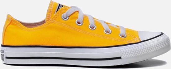 Converse CHUCK TAYLOR ALL STAR SEASONAL COLOR HI Geel - Schoenen Hoge  sneakers Dames € 90,00