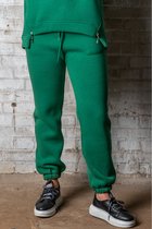 La Pèra Sweatpants Fleece groen Dames - Maat 38