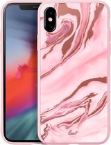 LAUT - Mineral Glass iPhone XS Max Case - roze