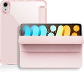Mobiq - Hard Case Folio Hoes geschikt voor iPad Mini 6 (2021) - roze