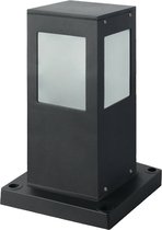 LED Tuinverlichting - Staande Buitenlamp - Kavy 3 - E27 Fitting - Vierkant - Aluminium - Philips - CorePro Lustre 827 P45 FR - 4W - Warm Wit 2700K